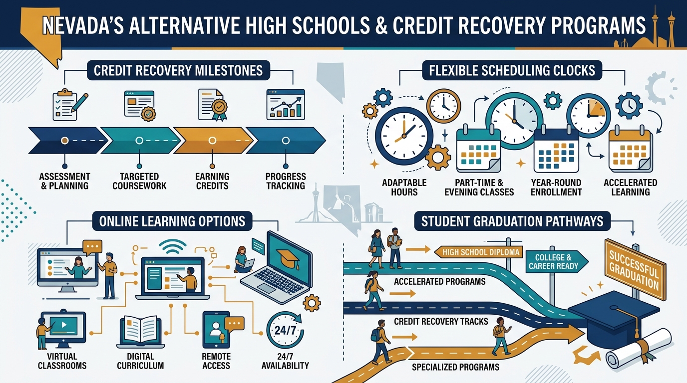 Alternative Schools in Nevada: Credit Recovery, NSPF Ratings, and Special Programs