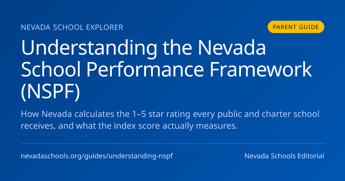 Understanding the Nevada School Performance Framework (NSPF) | Nevada ...
